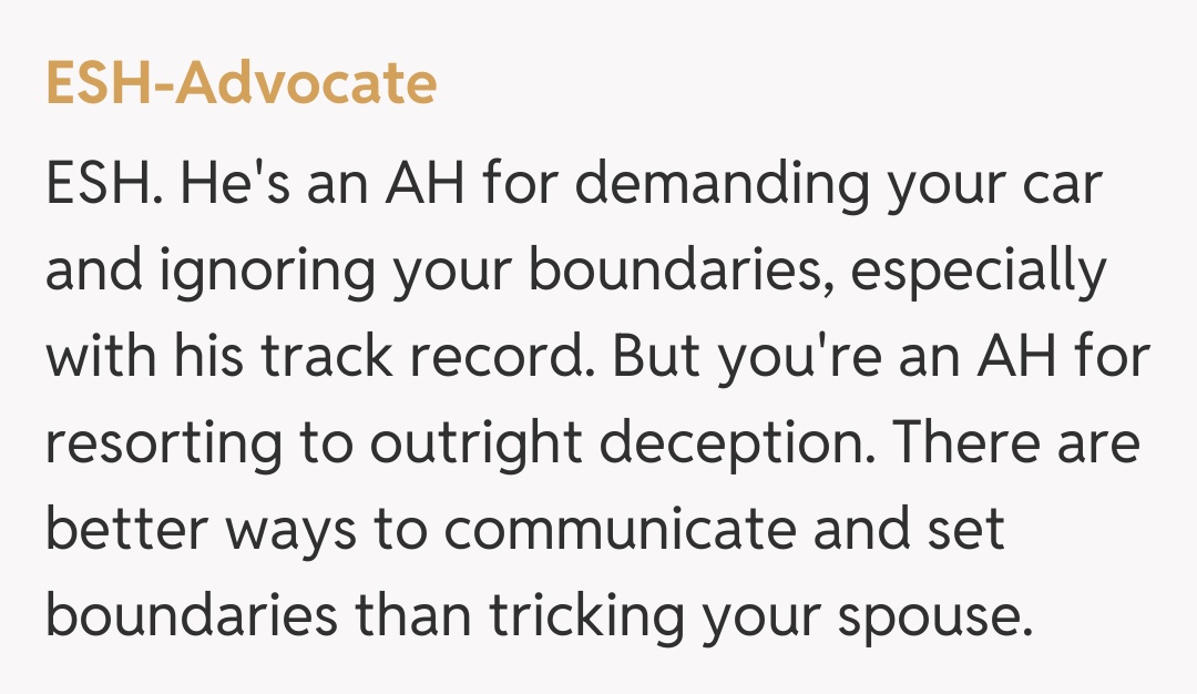 Comentariu de la ESH-Advocate