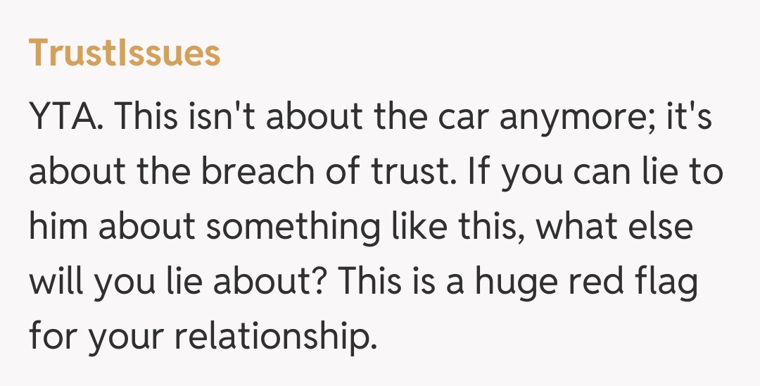 Comentariu de la TrustIssues