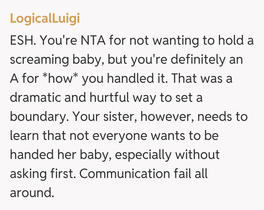 Comentariu de la LogicalLuigi