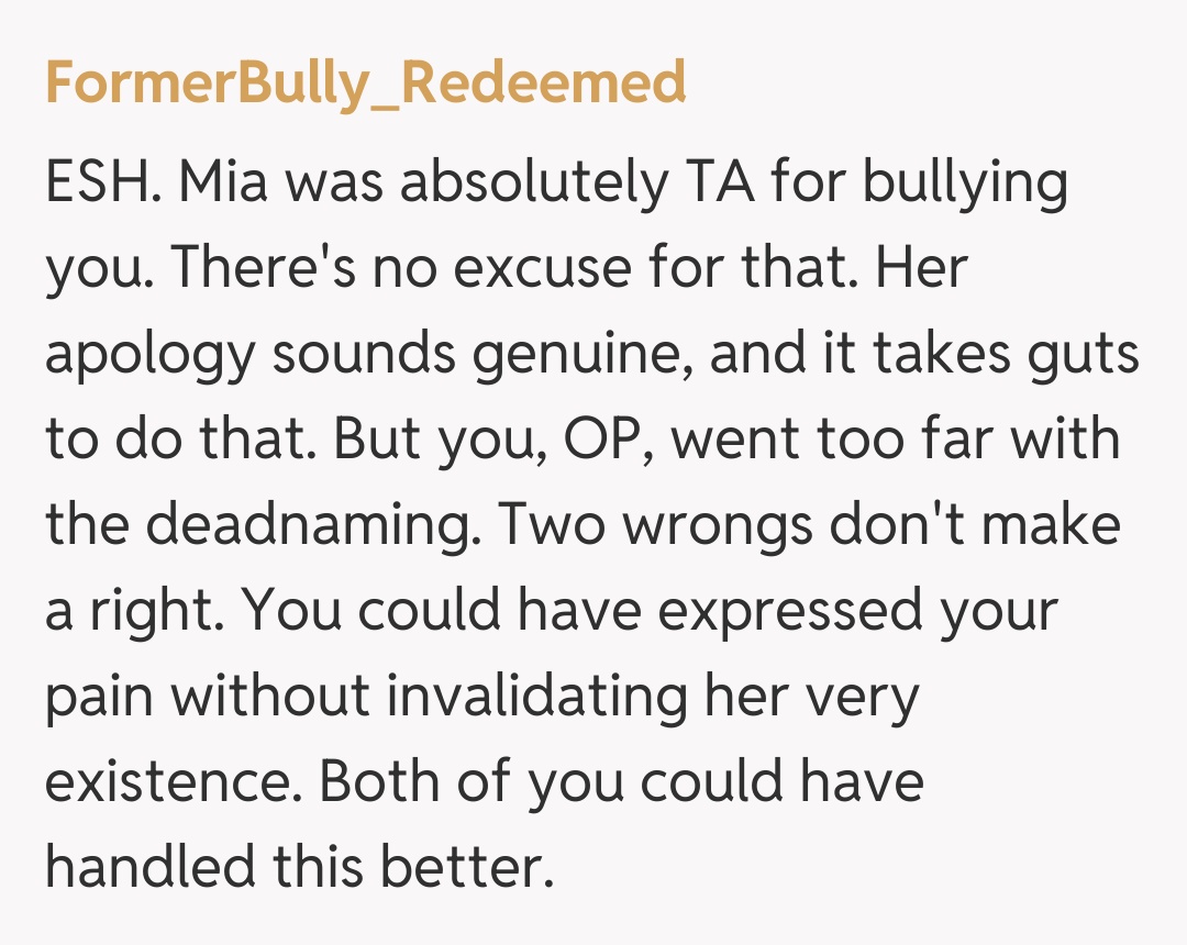 Comentariu de la FormerBully_Redeemed