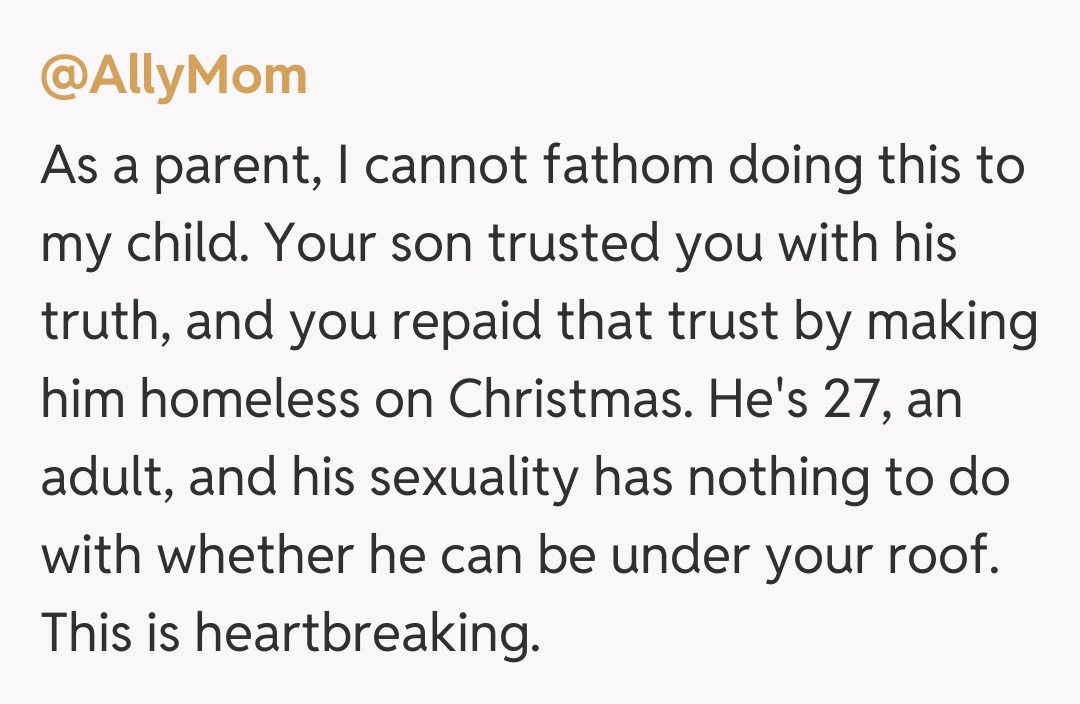 Comentariu de la @AllyMom