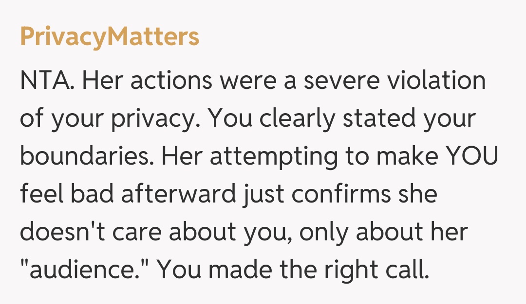 Comentariu de la PrivacyMatters