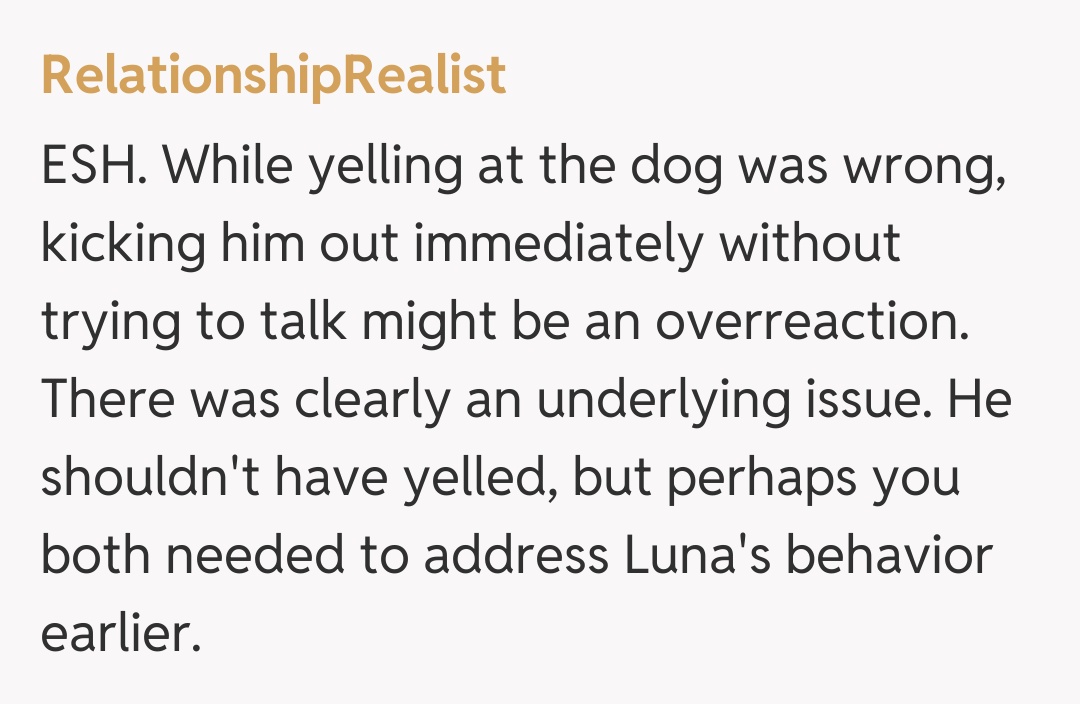 Comentariu de la RelationshipRealist