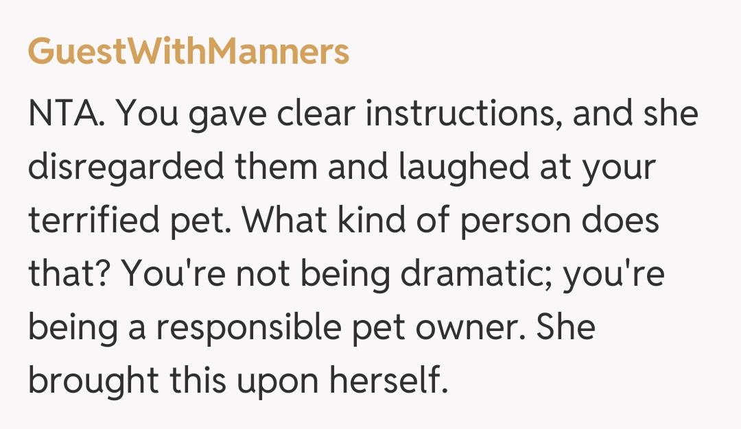 Comentariu de la GuestWithManners