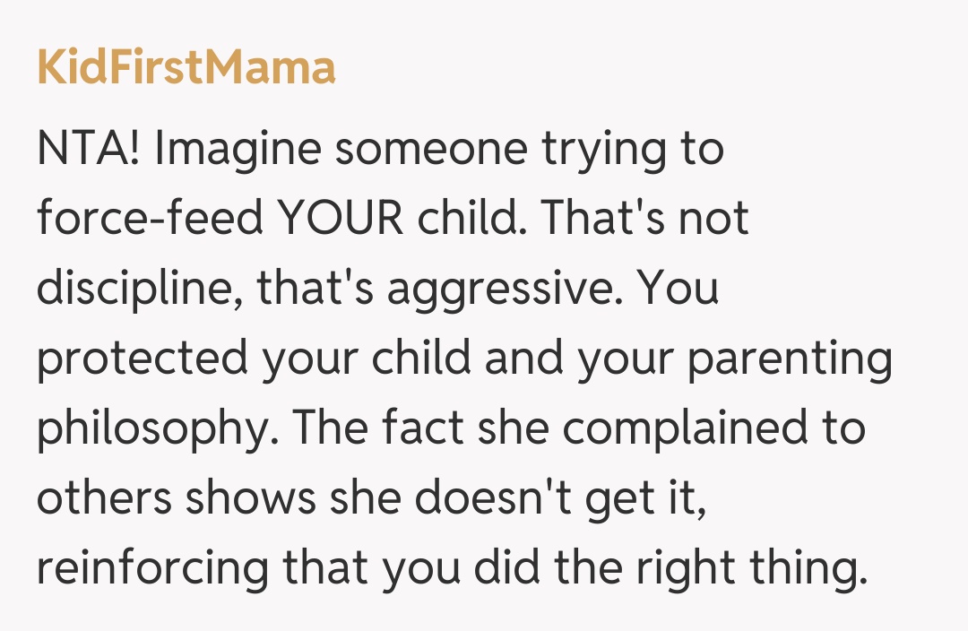 Comentariu de la KidFirstMama