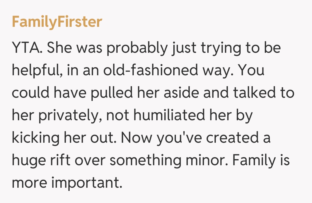 Comentariu de la FamilyFirster