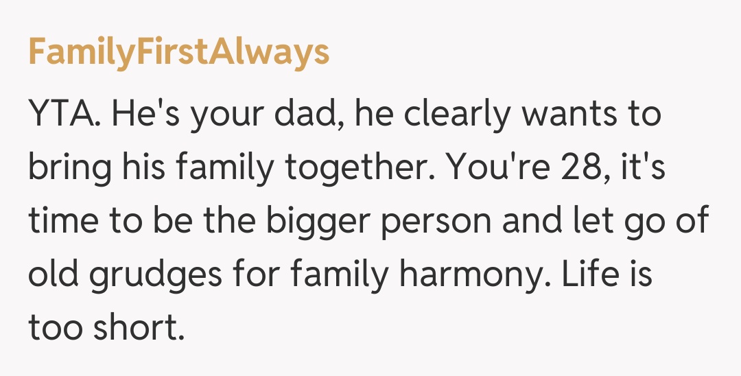Comentariu de la FamilyFirstAlways