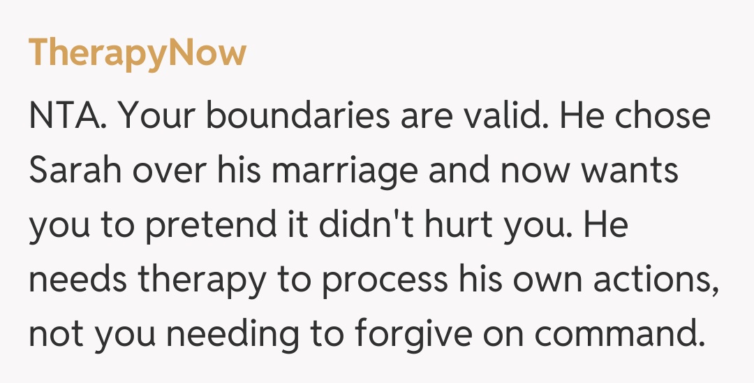 Comentariu de la TherapyNow