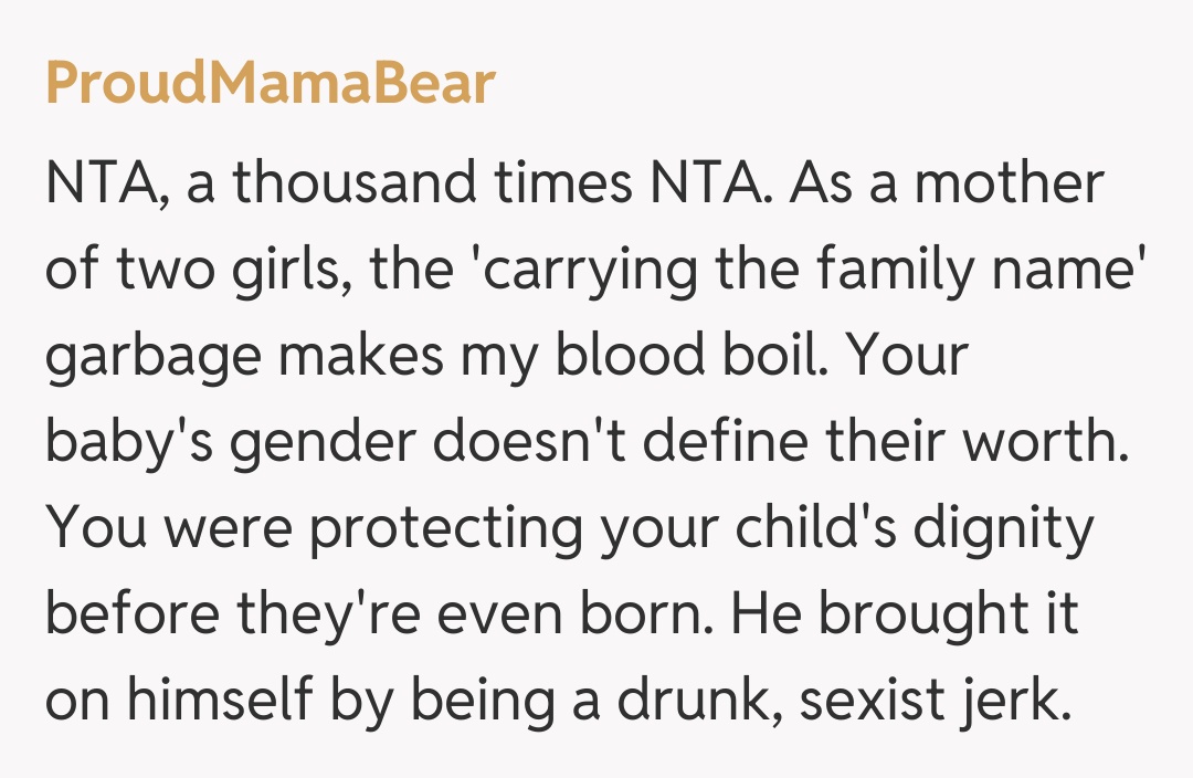 Comentariu de la ProudMamaBear