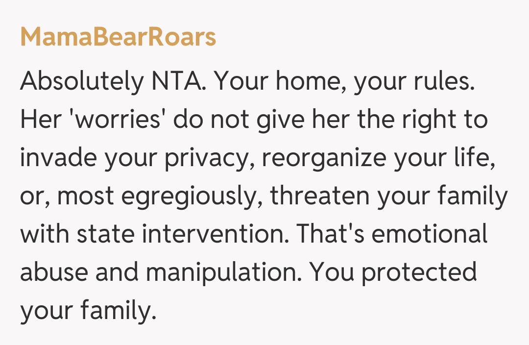 Comentariu de la MamaBearRoars