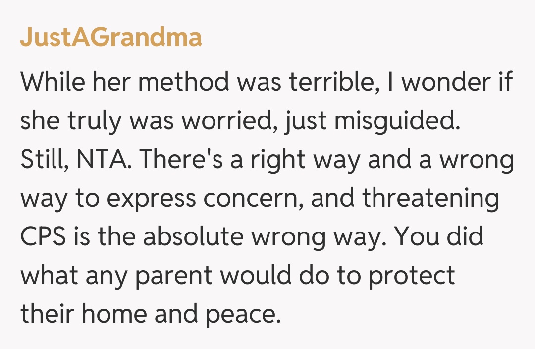 Comentariu de la JustAGrandma