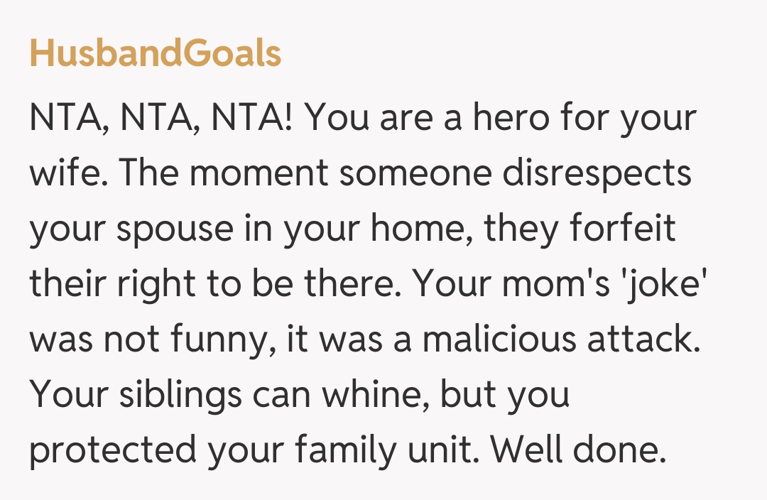 Comentariu de la HusbandGoals