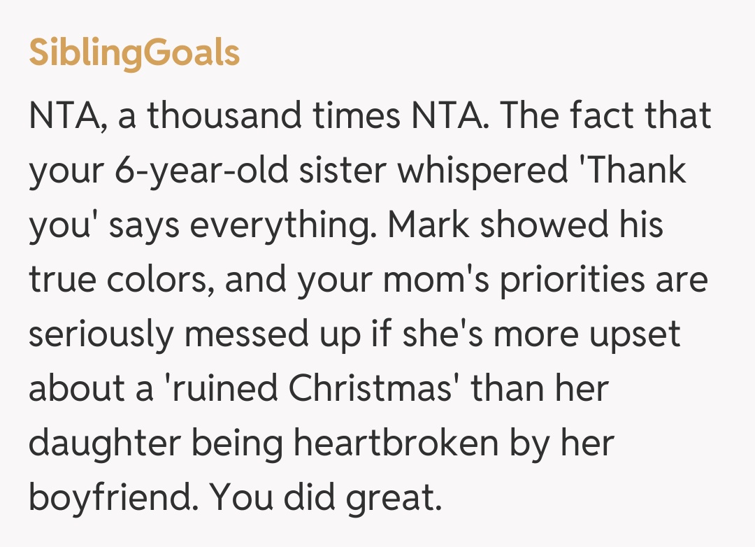 Comentariu de la SiblingGoals