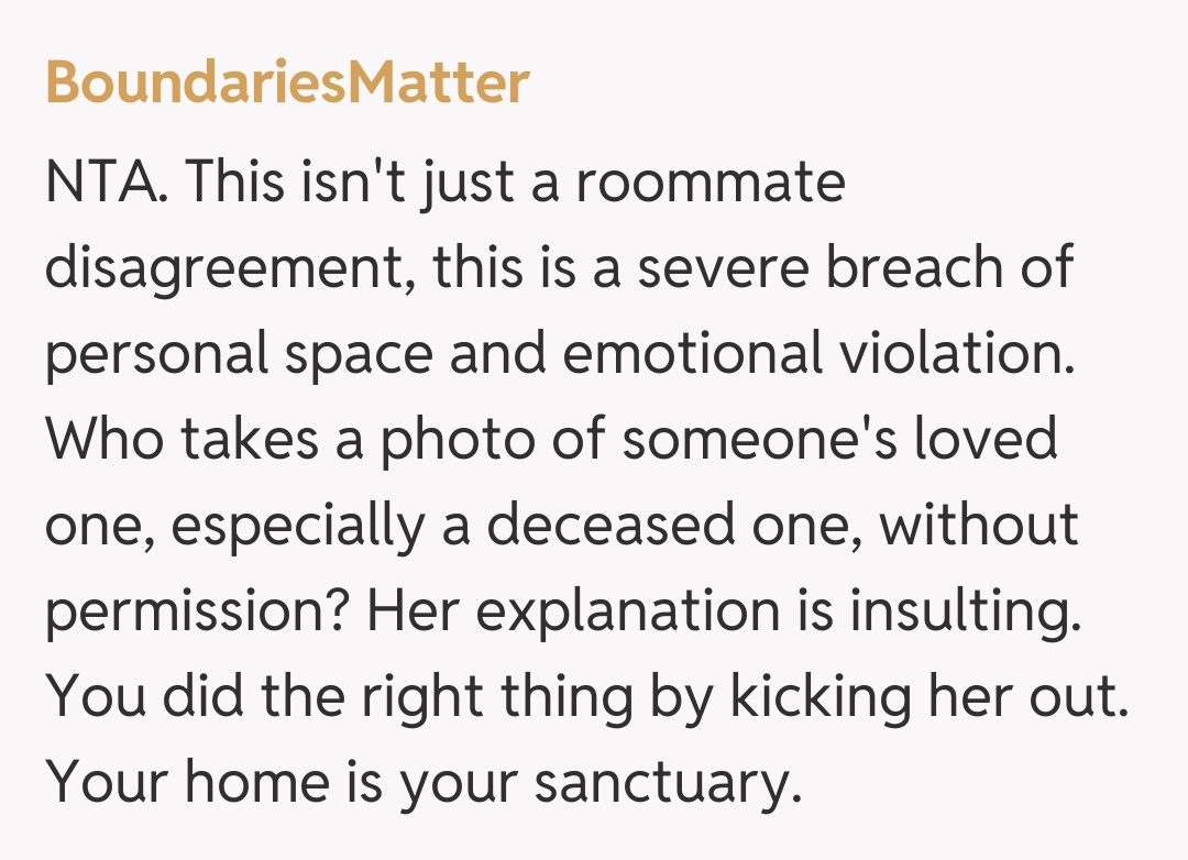 Comentariu de la BoundariesMatter