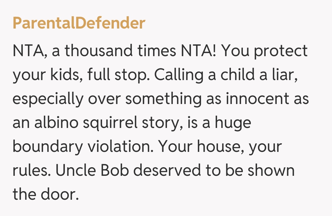 Comentariu de la ParentalDefender