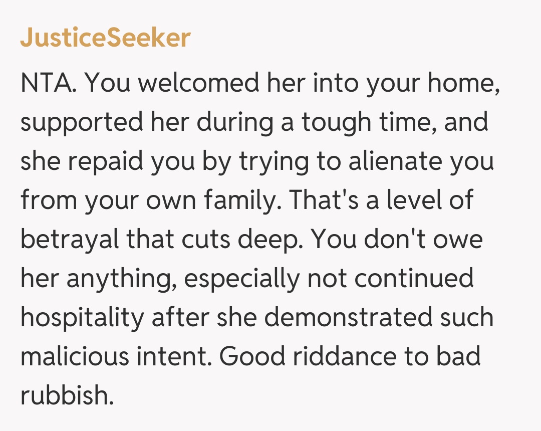 Comentariu de la JusticeSeeker