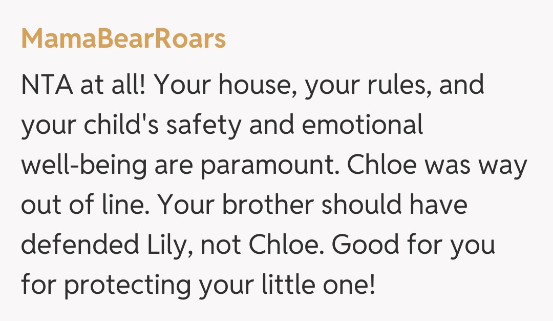 Comentariu de la MamaBearRoars