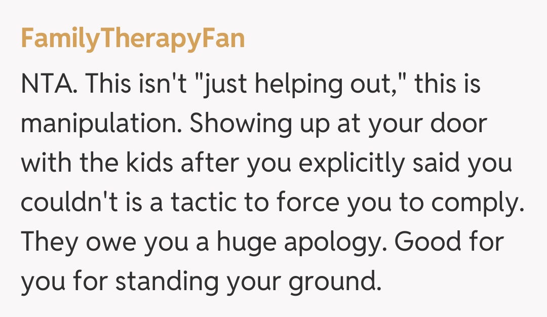 Comentariu de la FamilyTherapyFan