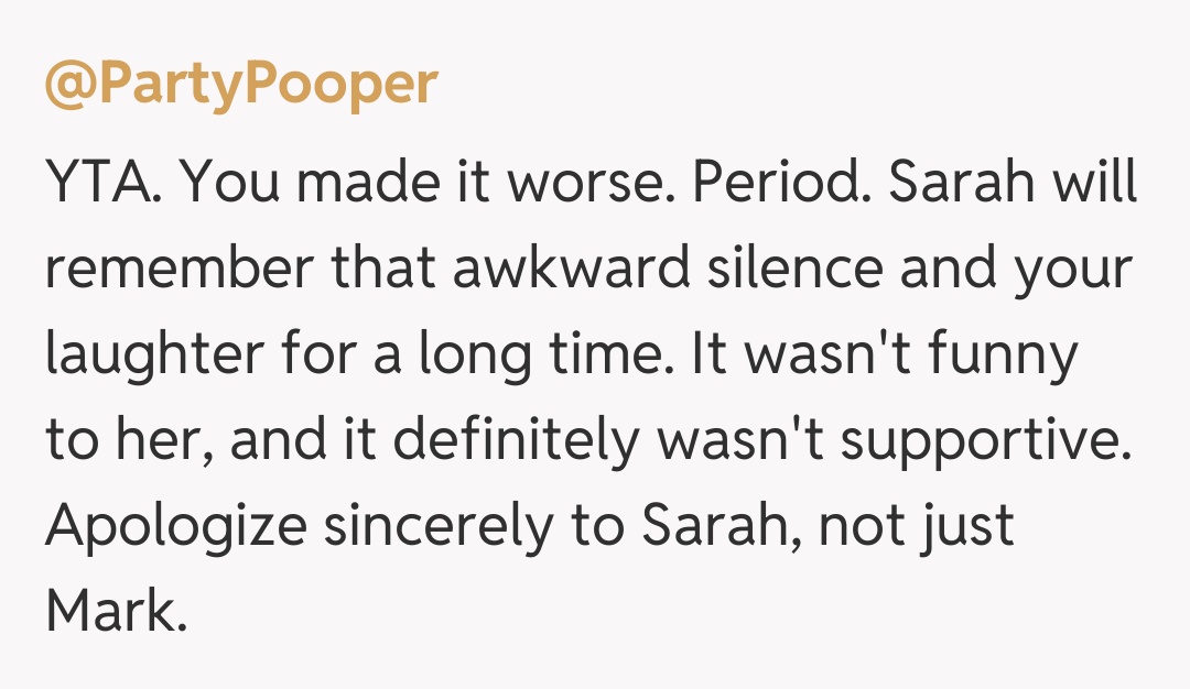 Comentariu de la @PartyPooper