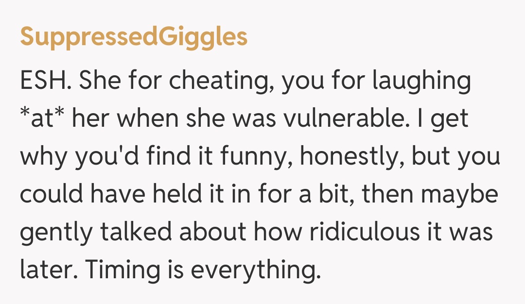 Comentariu de la SuppressedGiggles