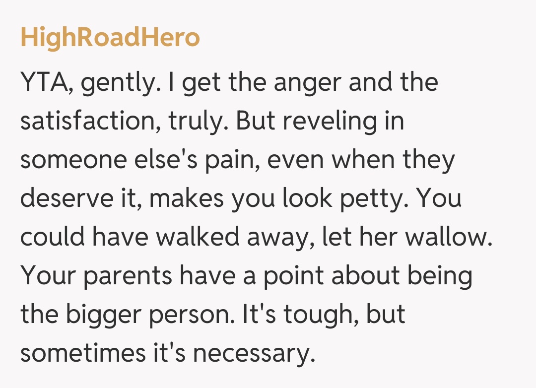 Comentariu de la HighRoadHero