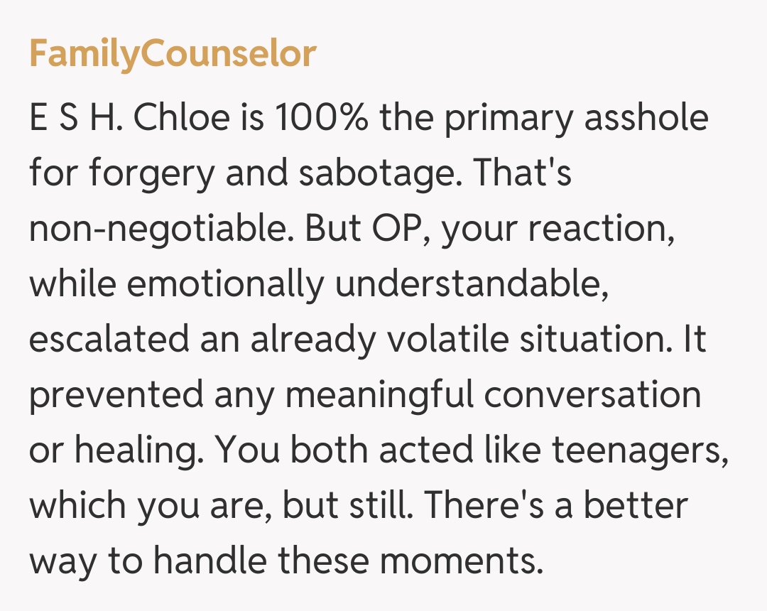 Comentariu de la FamilyCounselor