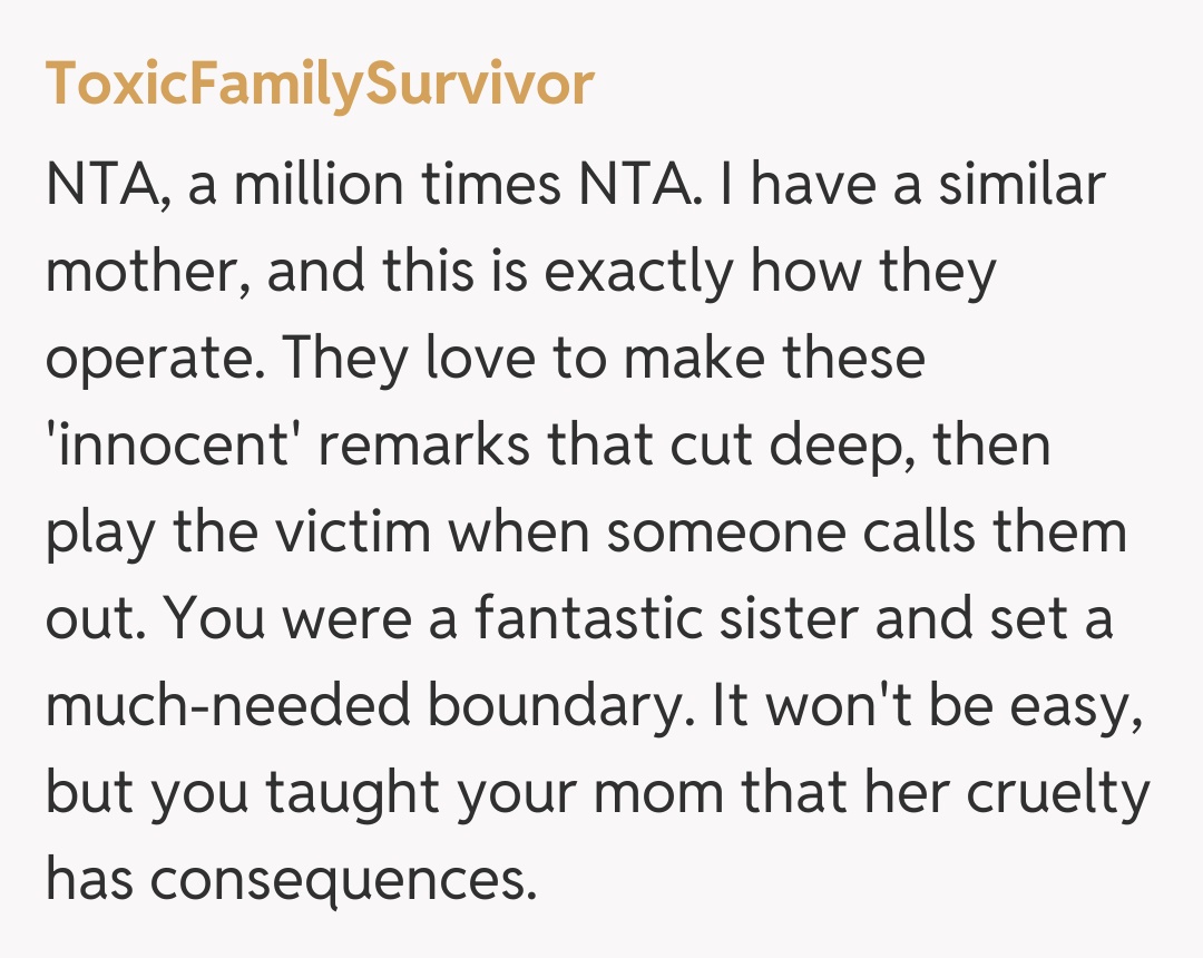 Comentariu de la ToxicFamilySurvivor