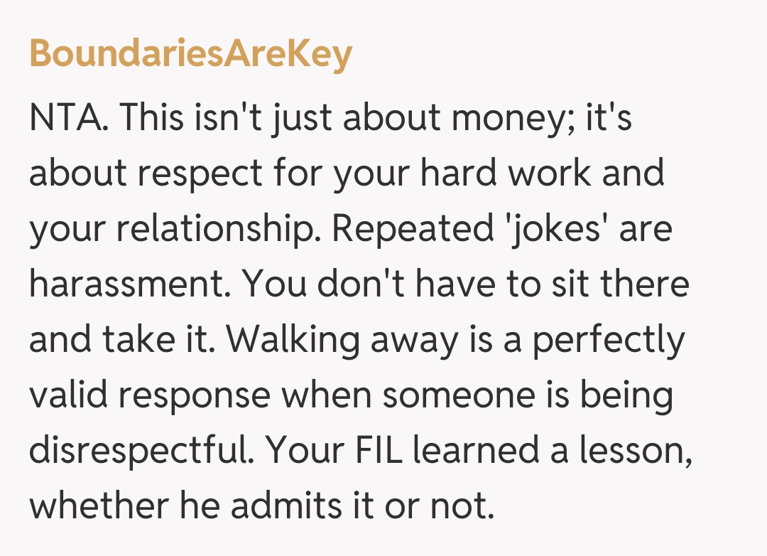 Comentariu de la BoundariesAreKey