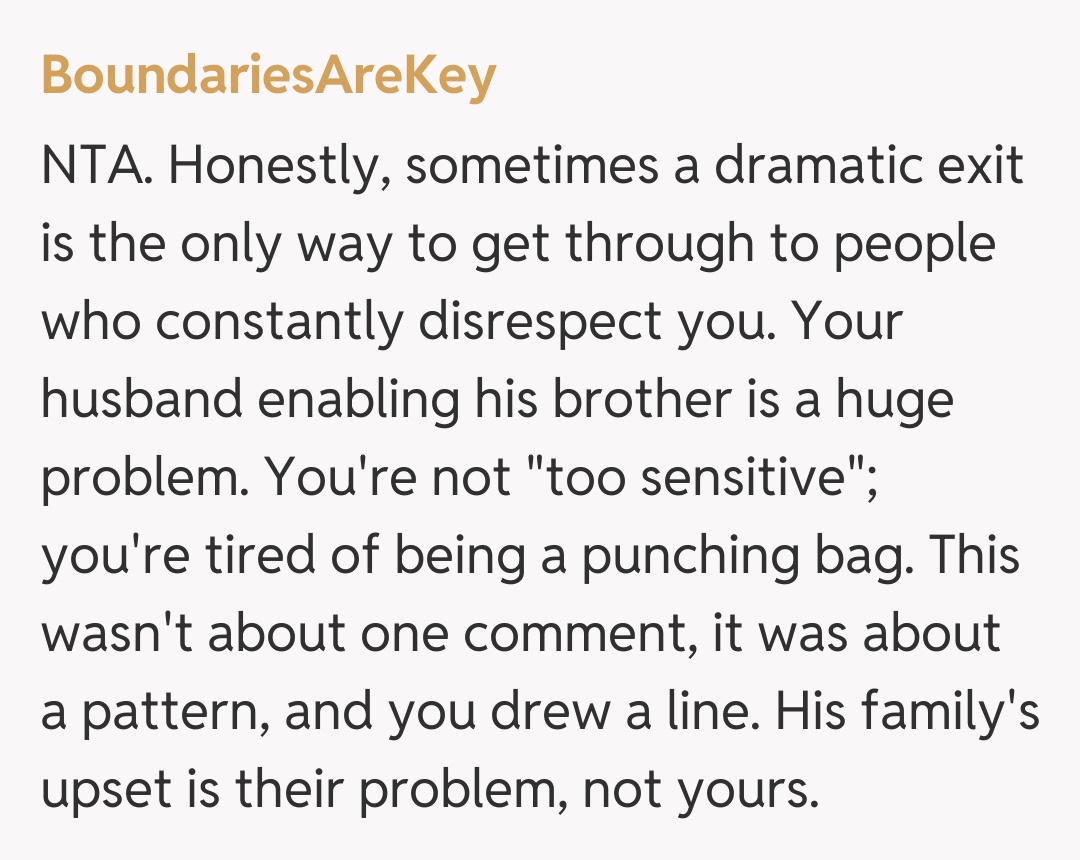 Comentariu de la BoundariesAreKey