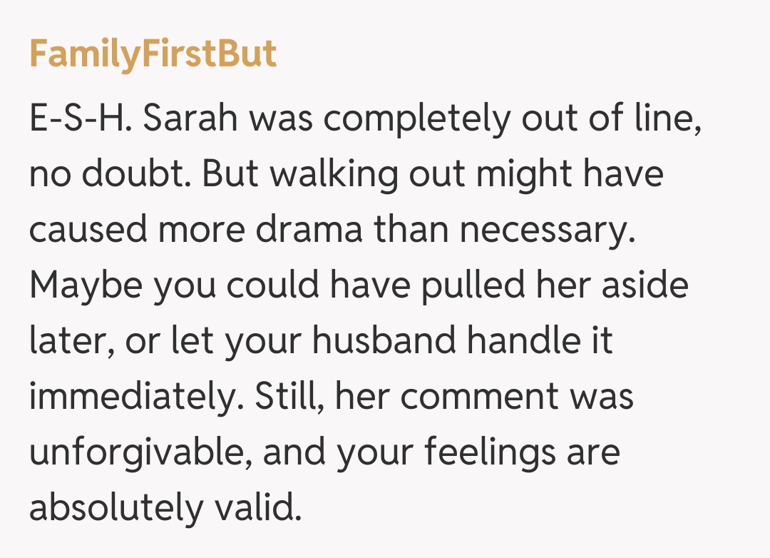 Comentariu de la FamilyFirstBut