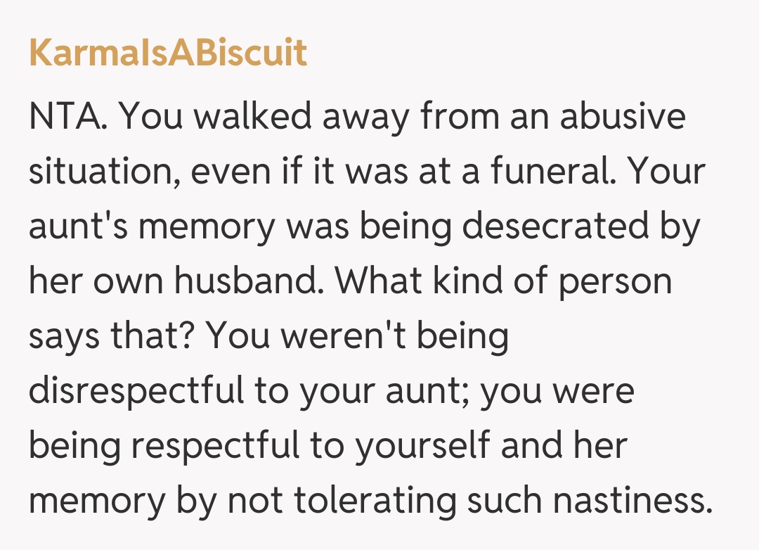 Comentariu de la KarmaIsABiscuit