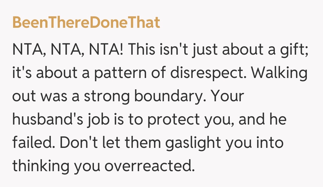 Comentariu de la BeenThereDoneThat