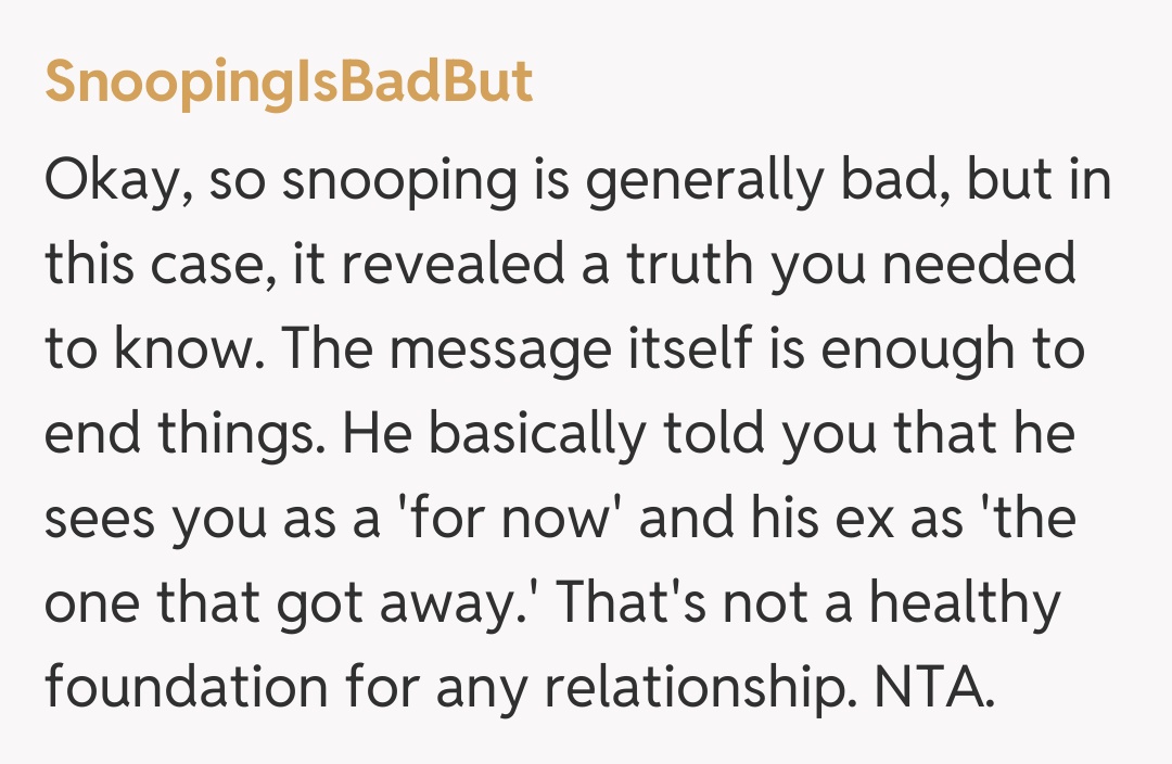 Comentariu de la SnoopingIsBadBut