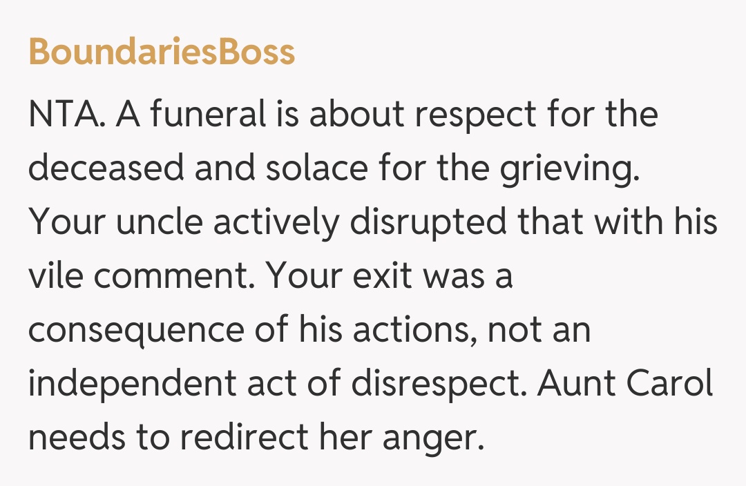 Comentariu de la BoundariesBoss