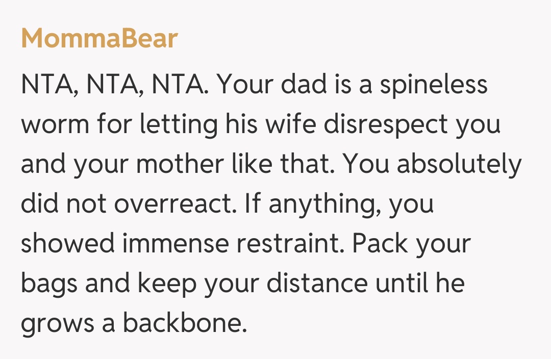 Comentariu de la MommaBear