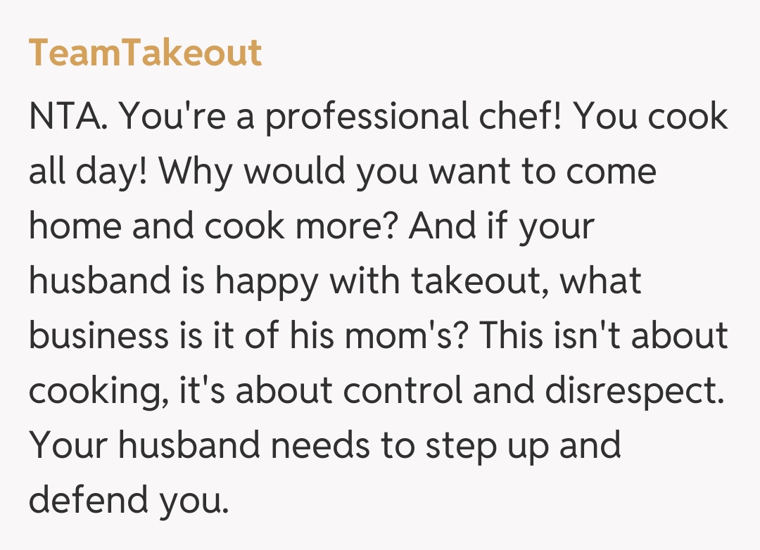 Comentariu de la TeamTakeout