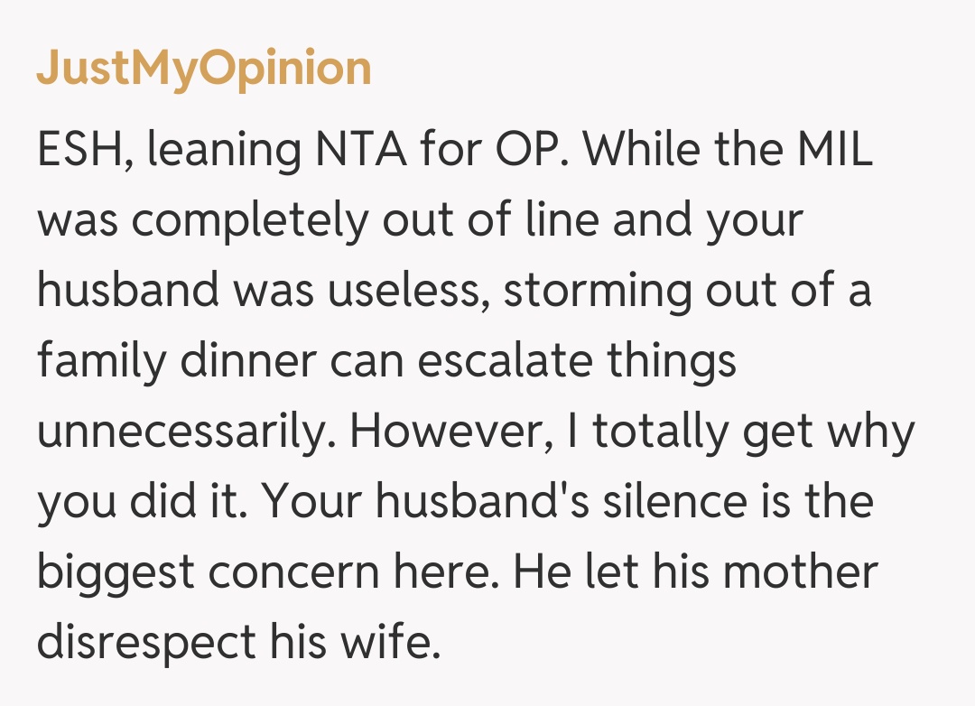 Comentariu de la JustMyOpinion