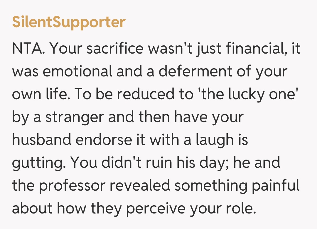 Comentariu de la SilentSupporter