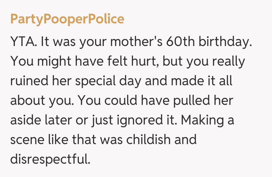 Comentariu de la PartyPooperPolice