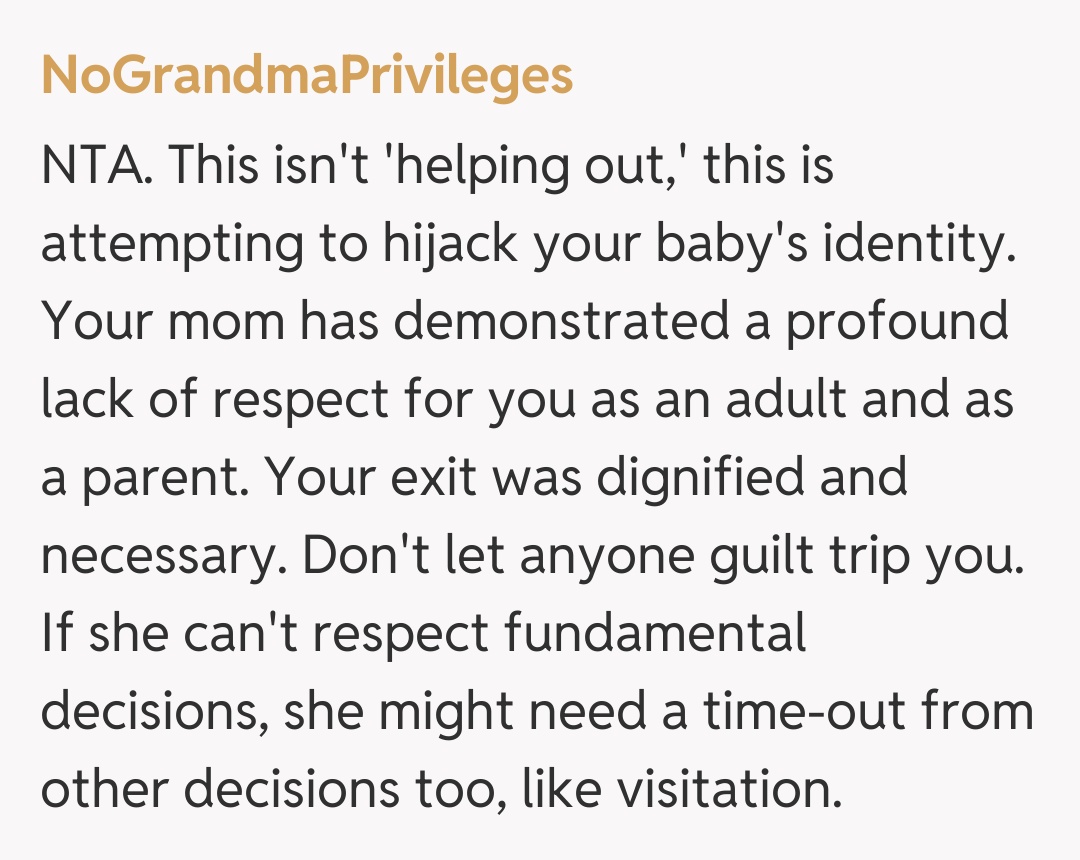 Comentariu de la NoGrandmaPrivileges