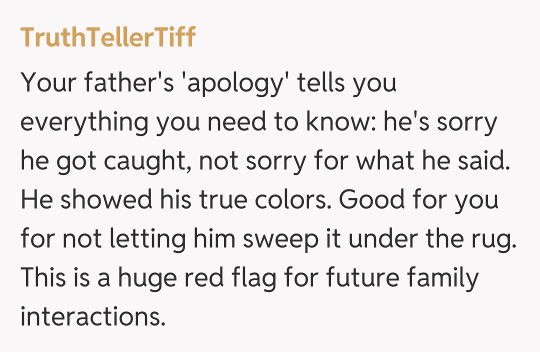 Comentariu de la TruthTellerTiff