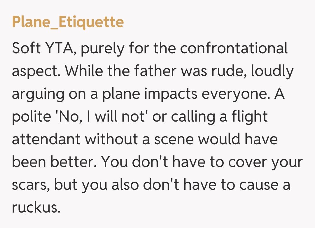 Comentariu de la Plane_Etiquette