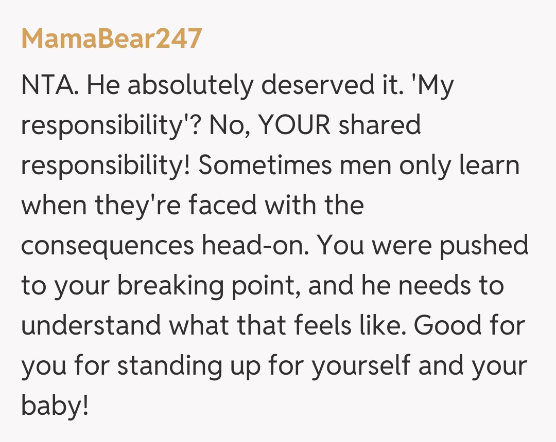 Comentariu de la MamaBear247