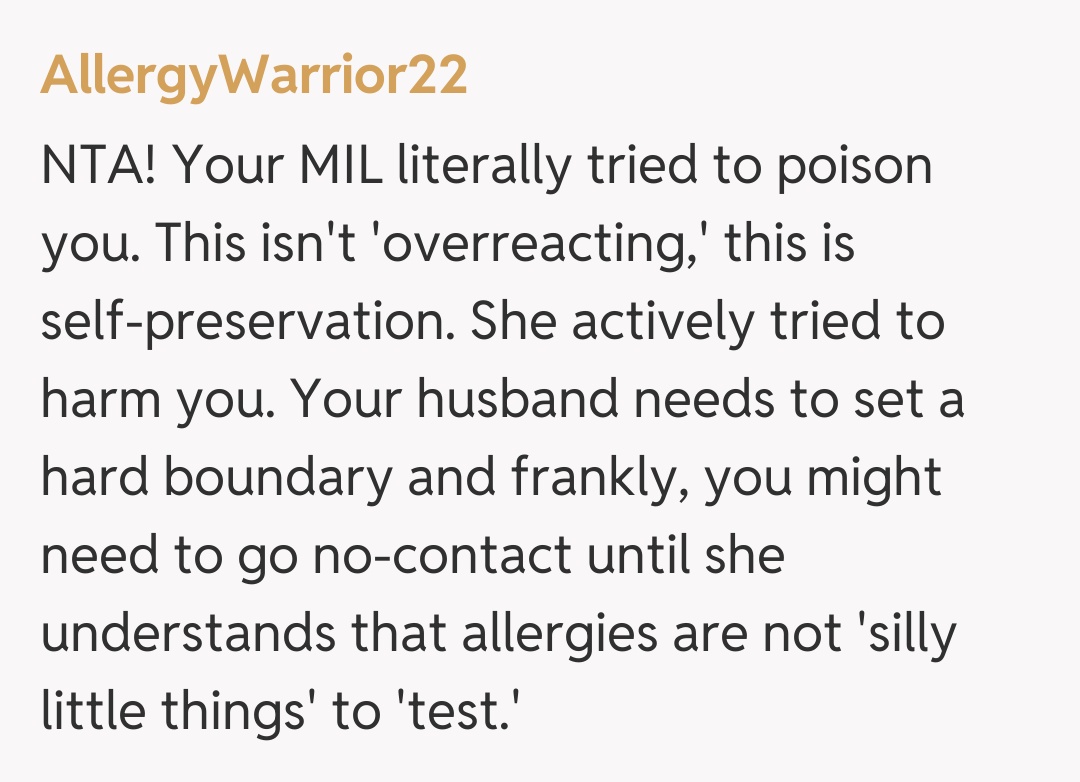 Comentariu de la AllergyWarrior22