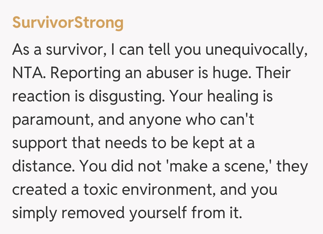 Comentariu de la SurvivorStrong