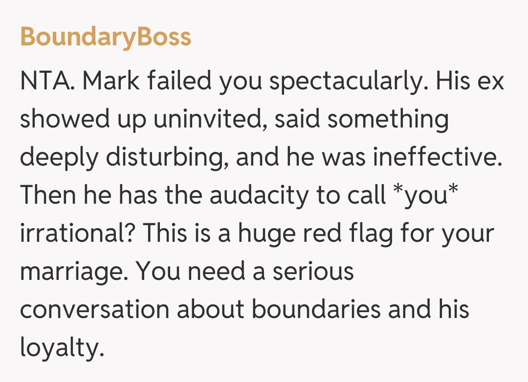 Comentariu de la BoundaryBoss