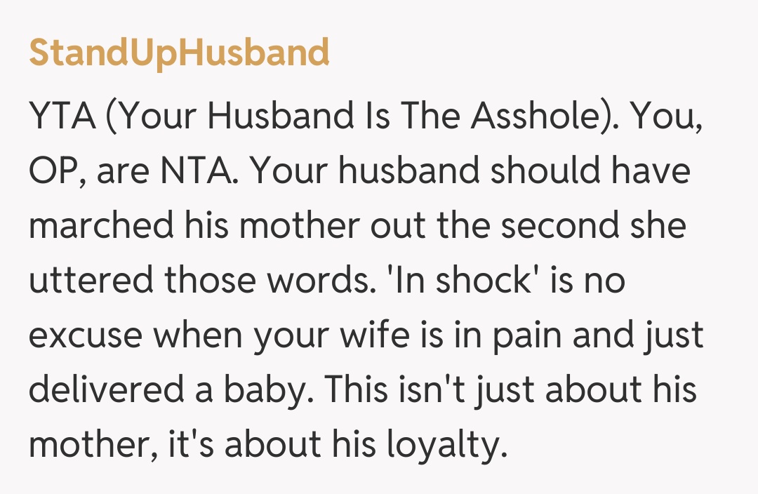 Comentariu de la StandUpHusband