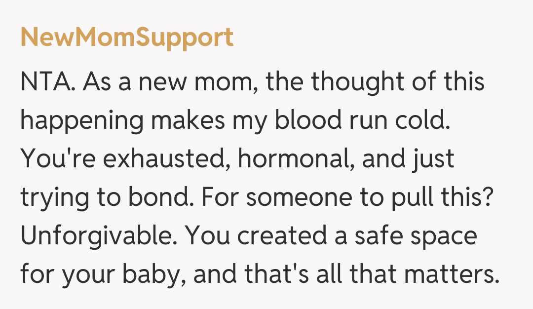 Comentariu de la NewMomSupport