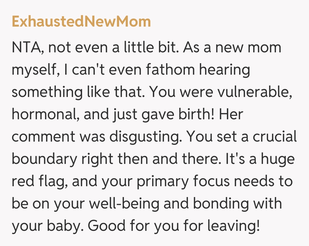 Comentariu de la ExhaustedNewMom