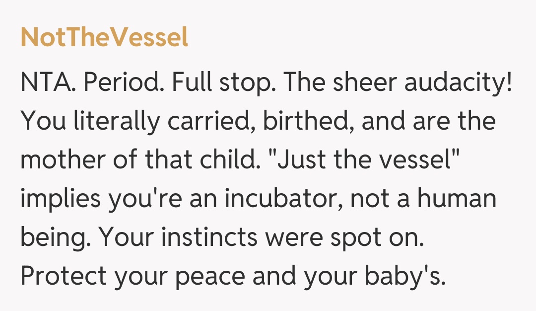 Comentariu de la NotTheVessel